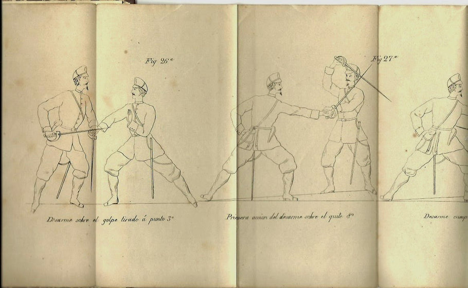 Concepts of abecedario, numerado and the modern positions of Saber fencing and its relationship to military fencing