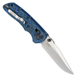 Hogue Deka Folding Knife With G-Mascus Blue Lava Handle. This Blade will easily become your favorite EDC carry.  These knives some of the sharpest and toughest available! Great EDC option!  Buy Now at School of Arms Media https://schoolofarmsmedia.com/