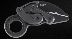 CRKT Kinematic Provoke Folding Kerambit Knife with Veff Serrations. This knife is based on the Malaysian Kerambit (tiger claw) knife.  A truly futuristic EDC option!  Buy Now at School of Arms Media https://schoolofarmsmedia.com/